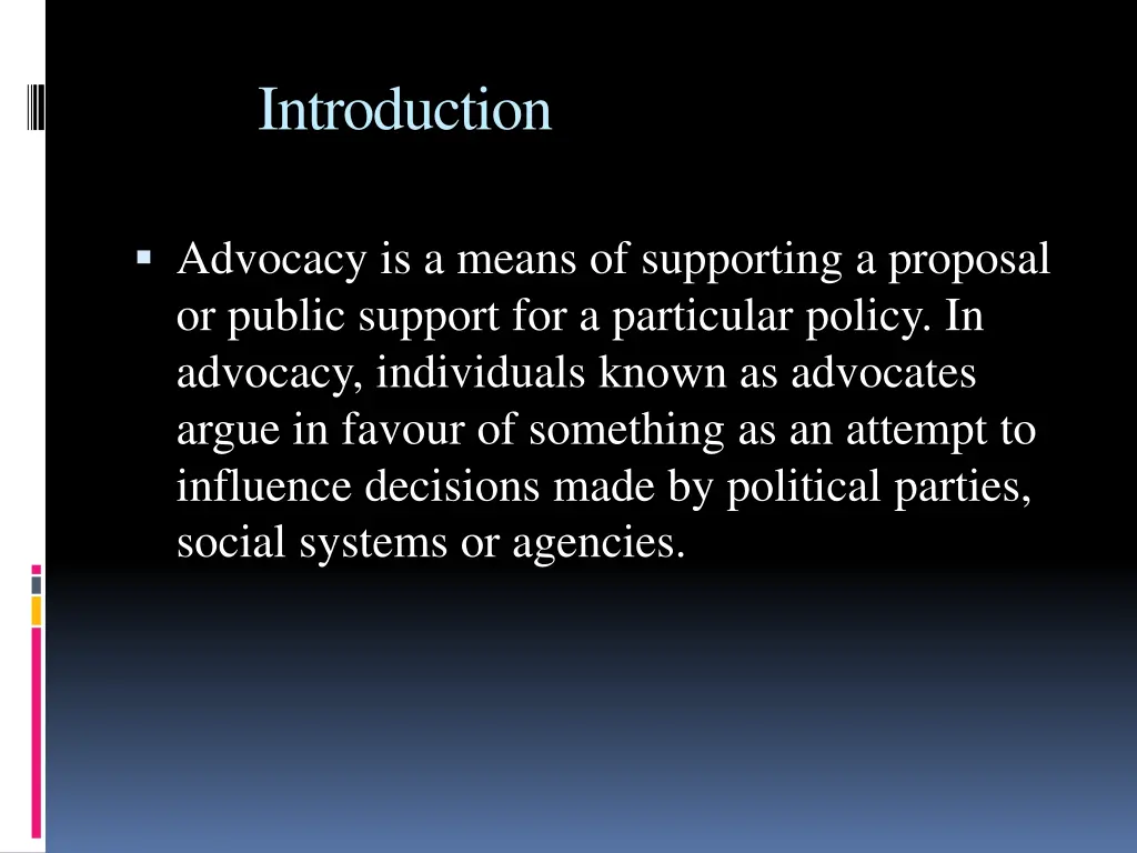 introduction