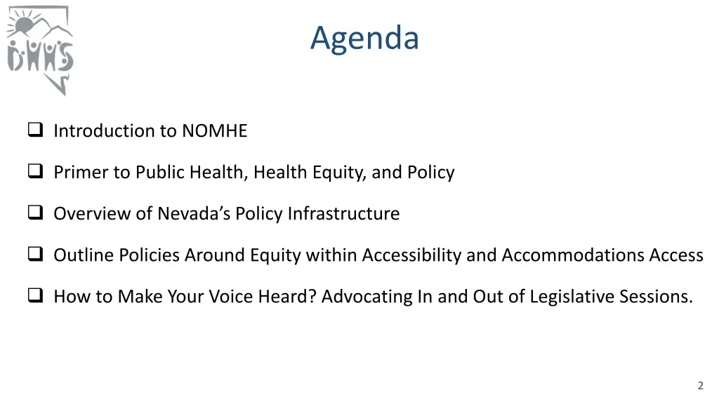 agenda