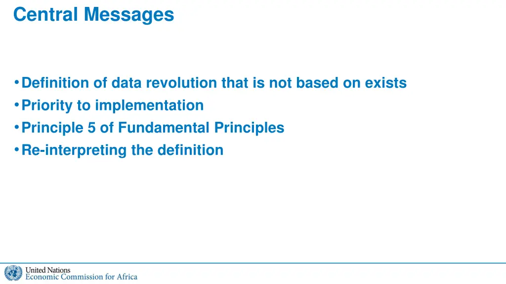 central messages