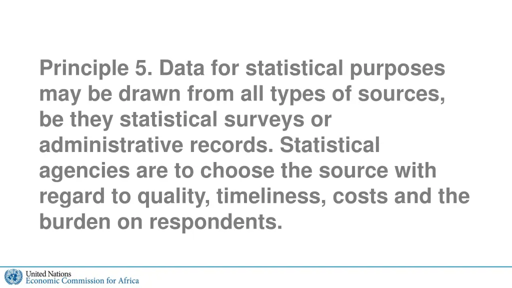 principle 5 data for statistical purposes
