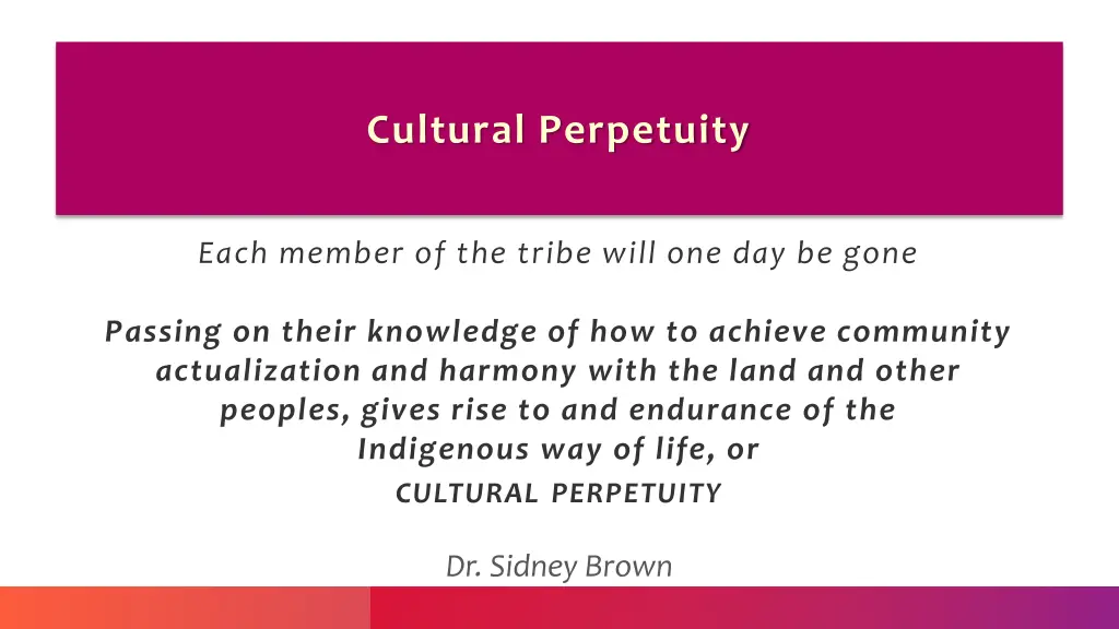 cultural perpetuity 1
