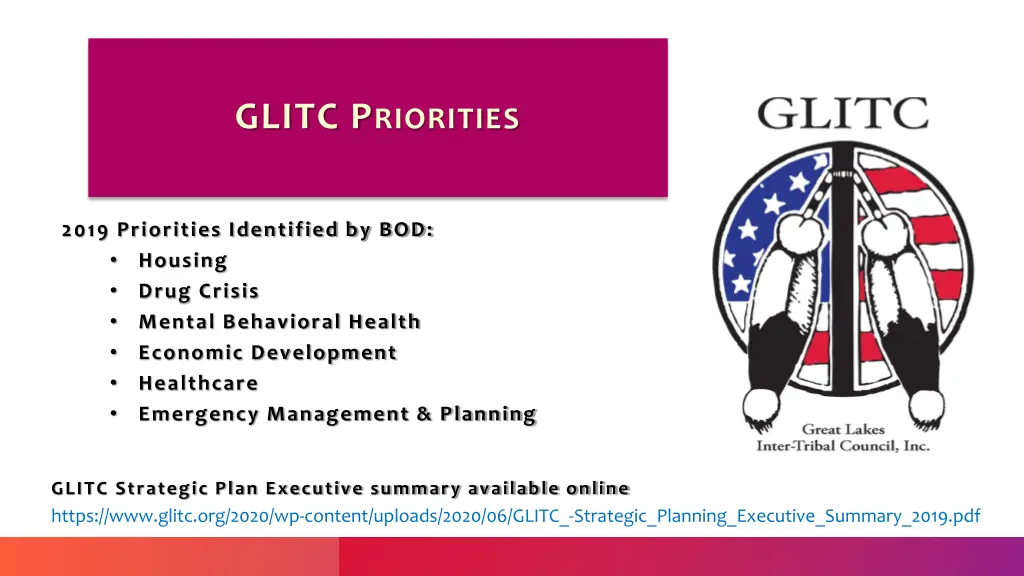 glitc p riorities