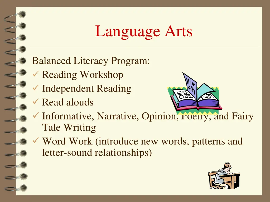 language arts