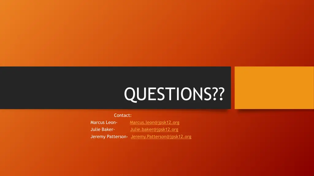 questions