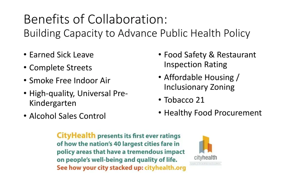 benefits of collaboration building capacity