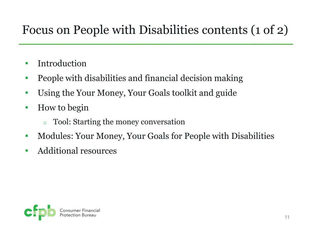 focus on people with disabilities contents 1 of 2