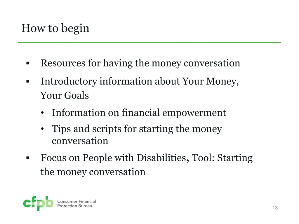 how to begin