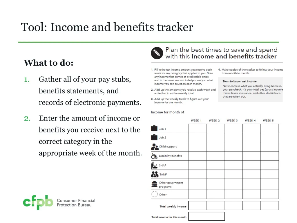 tool income and benefits tracker