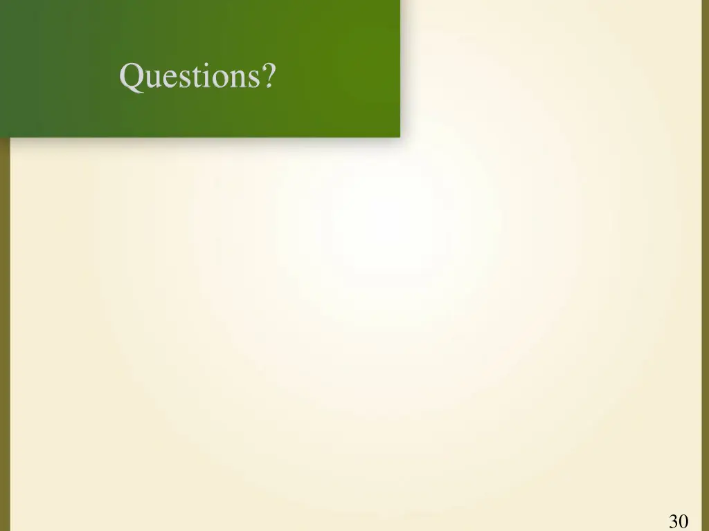 questions