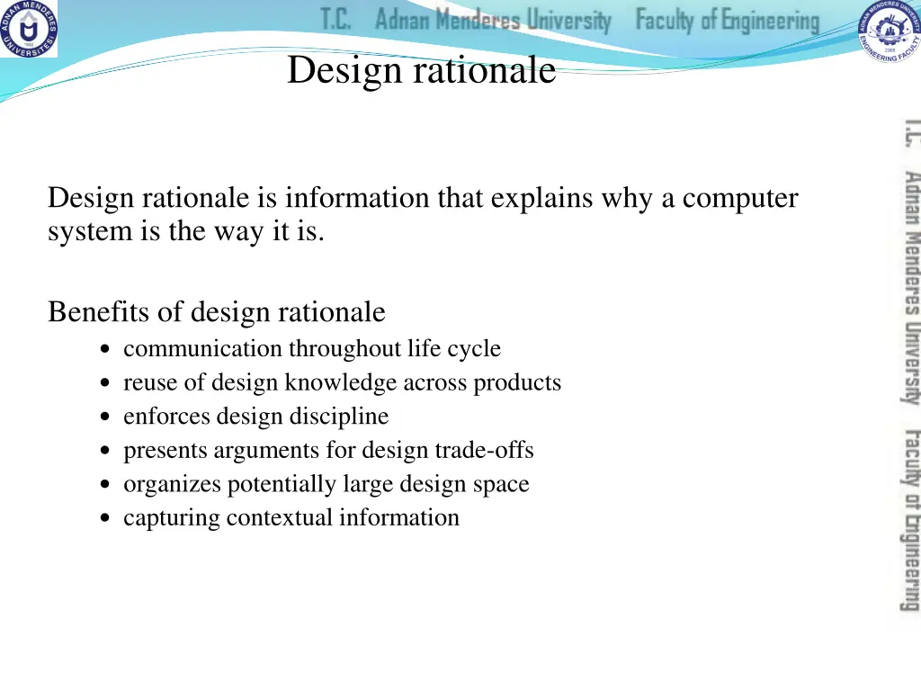 design rationale