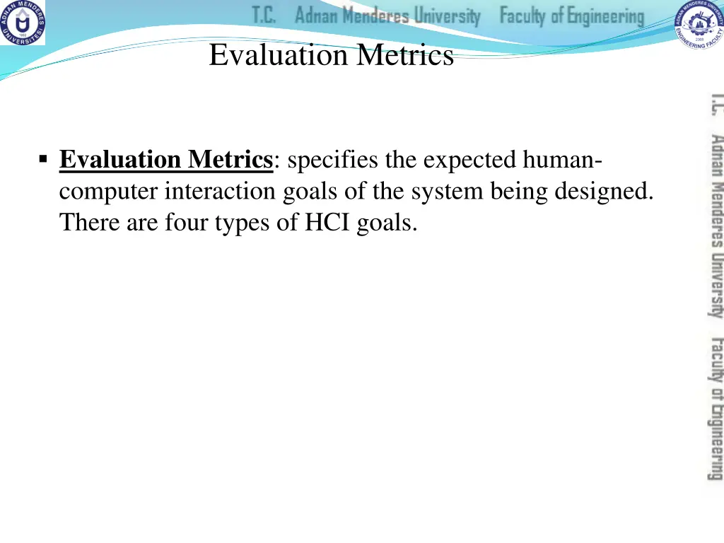 evaluation metrics
