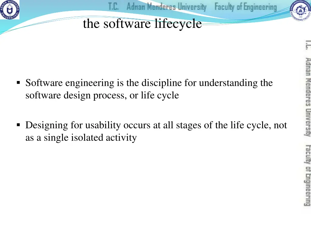 the software lifecycle