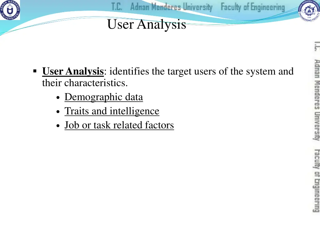 user analysis