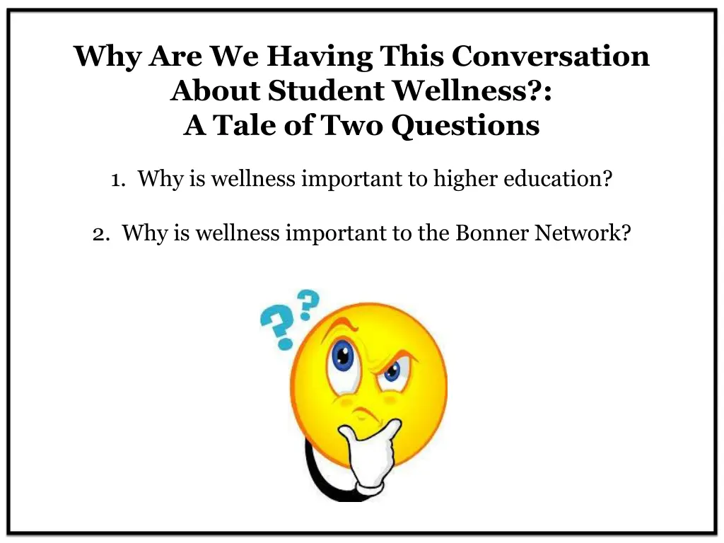 why are we having this conversation about student