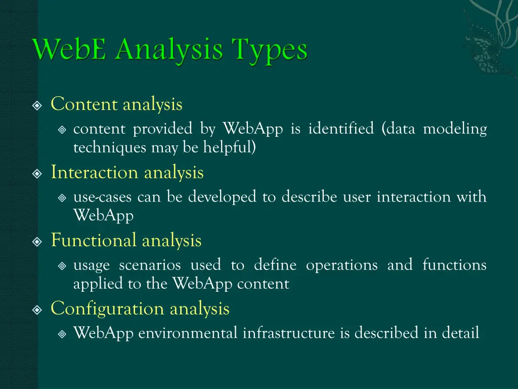 content analysis content provided by webapp 1