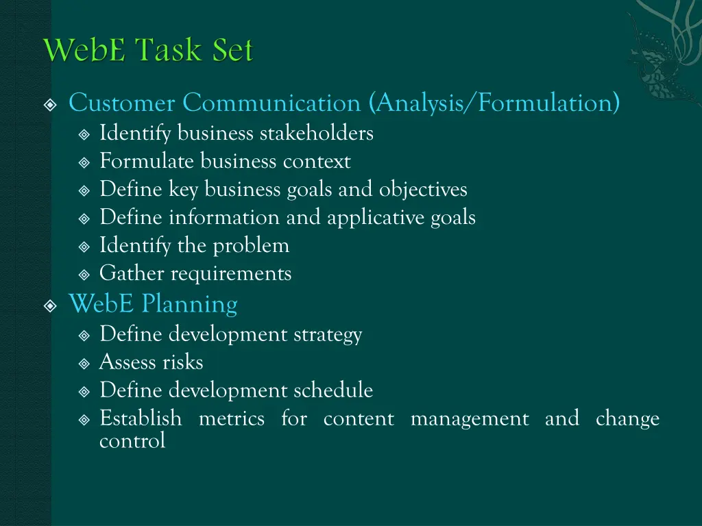 customer communication analysis formulation