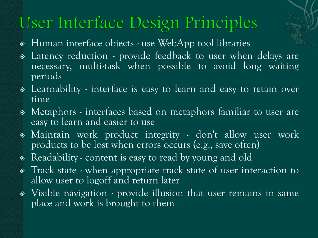 human interface objects use webapp tool libraries