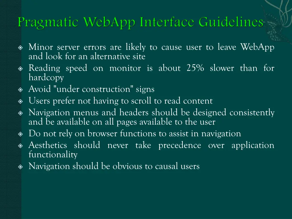 minor server errors are likely to cause user