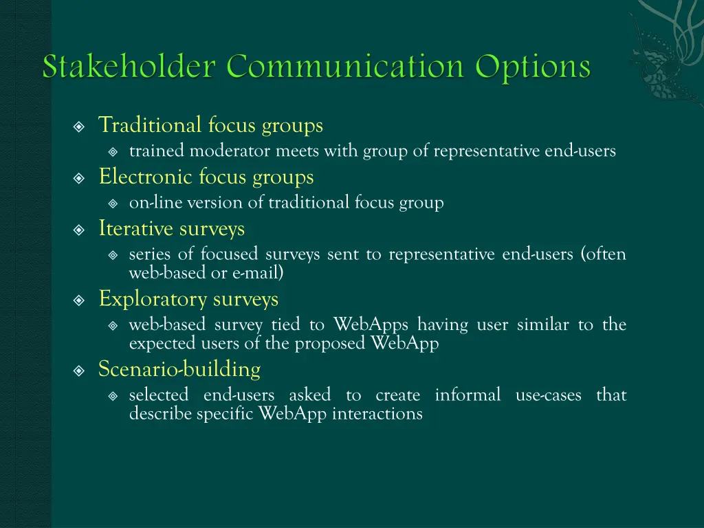 traditional focus groups trained moderator meets