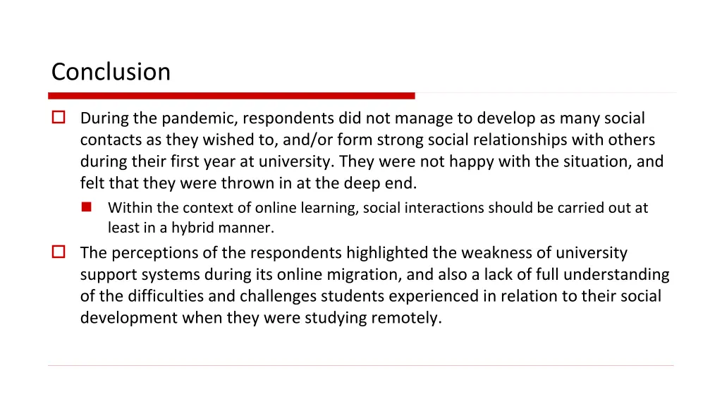 conclusion