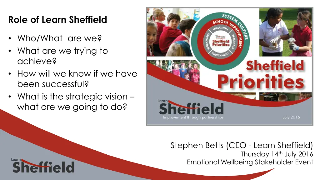 role of learn sheffield