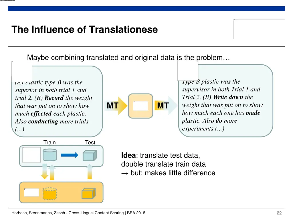 the influence of translationese