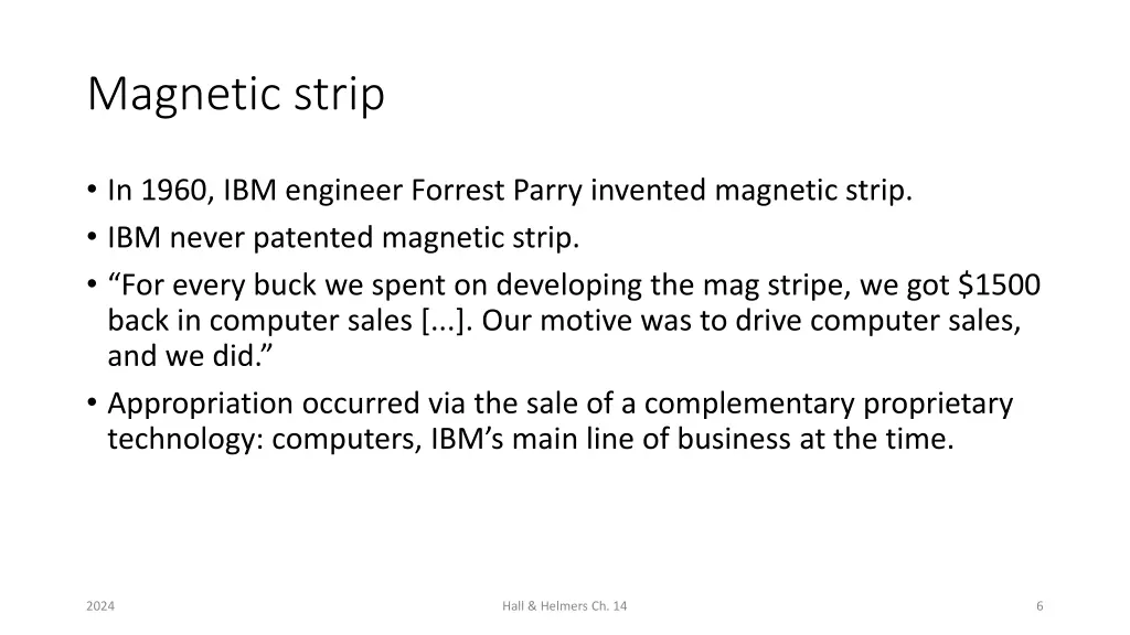 magnetic strip