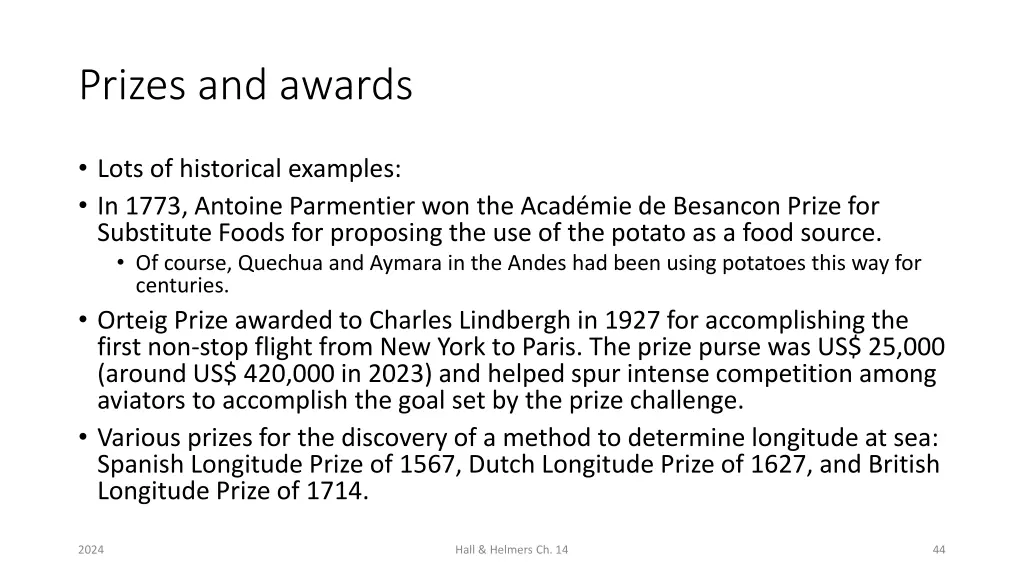 prizes and awards 1
