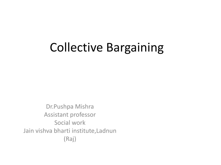 collective bargaining