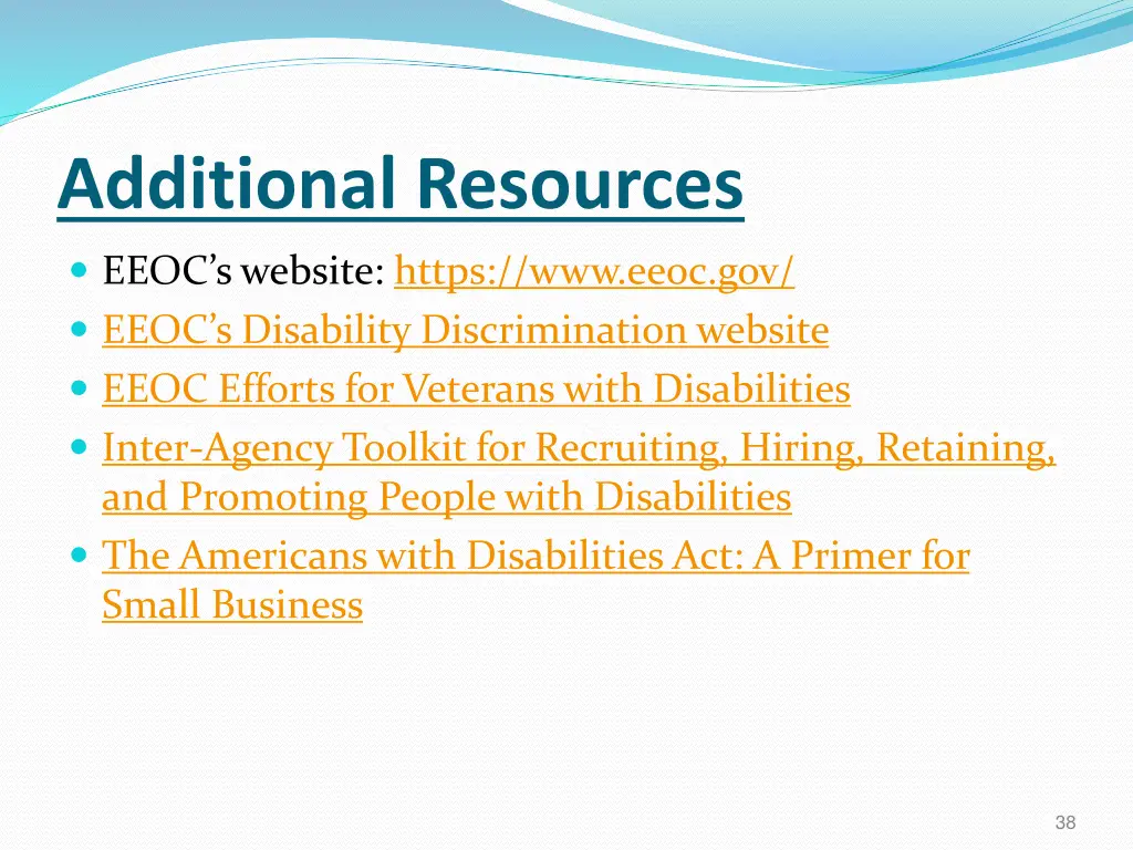 additional resources