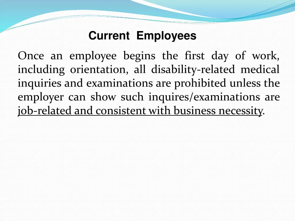 current employees
