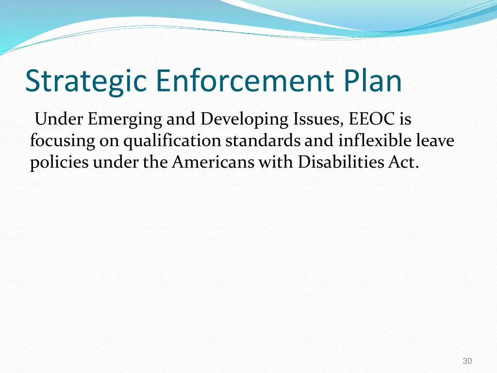 strategic enforcement plan