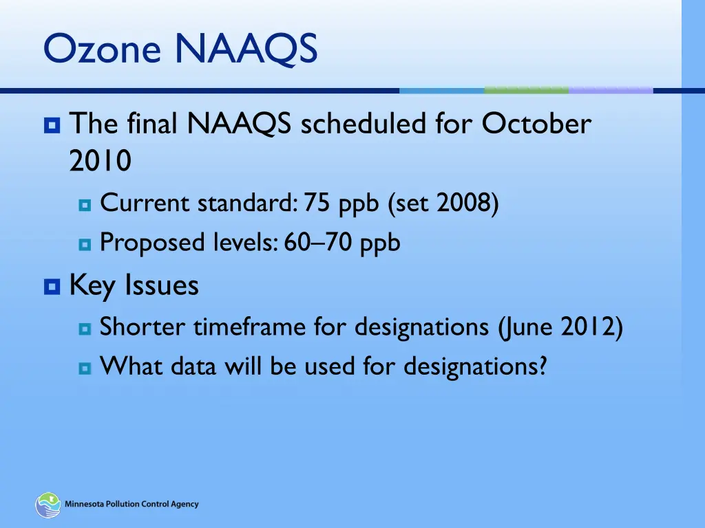 ozone naaqs