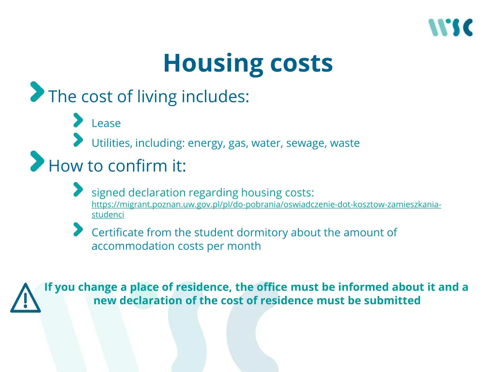 housing costs