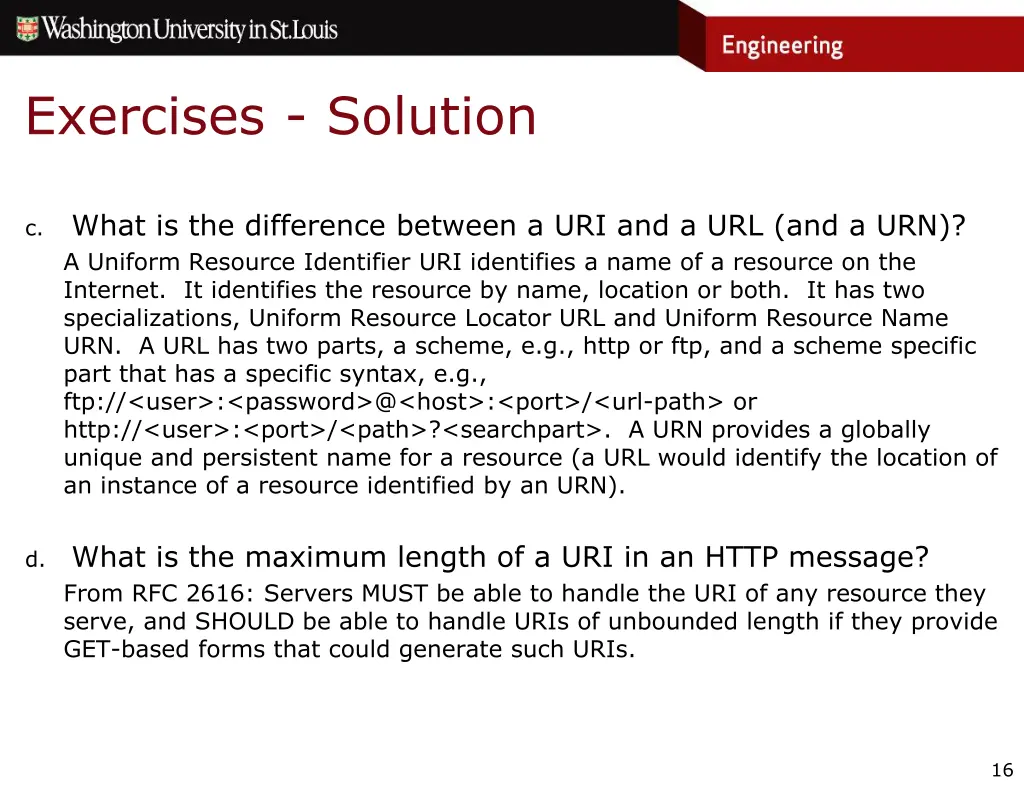 exercises solution 2