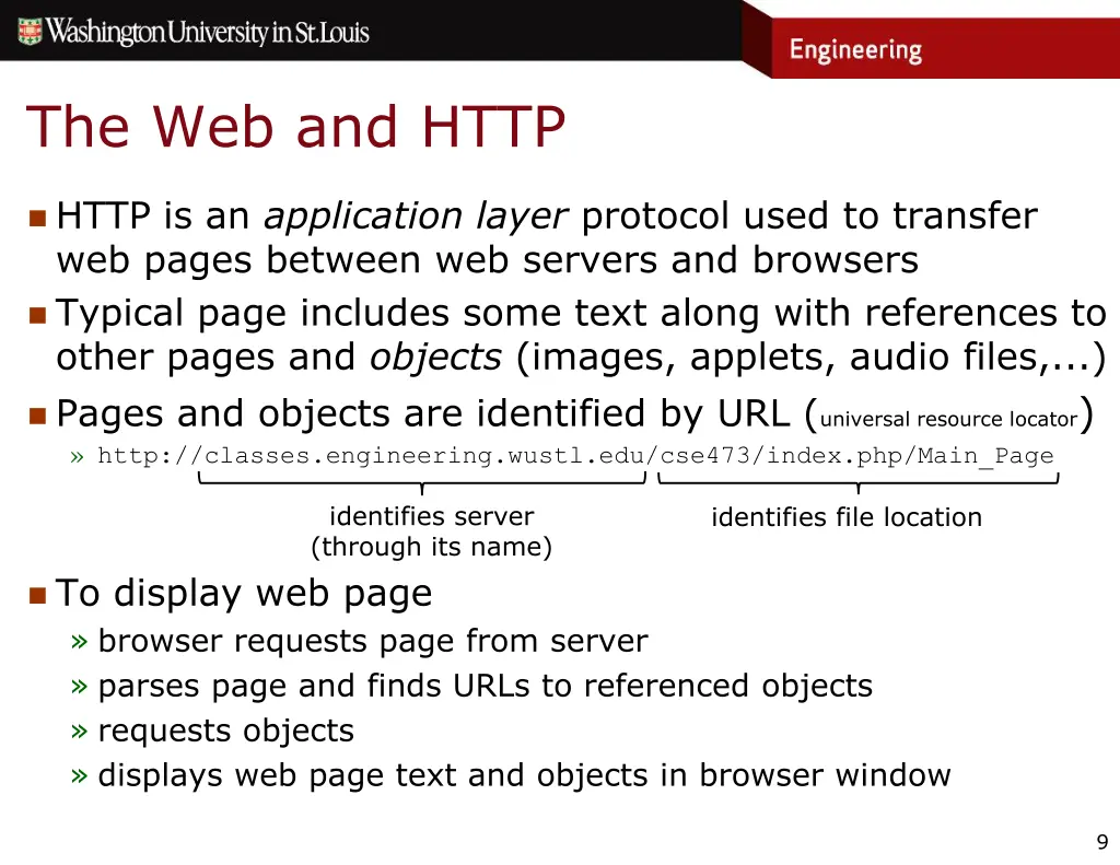 the web and http