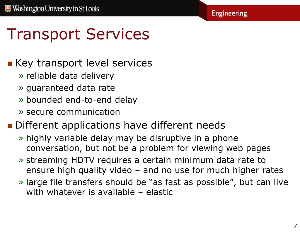 transport services