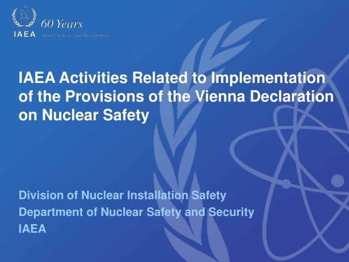 iaea activities related to implementation