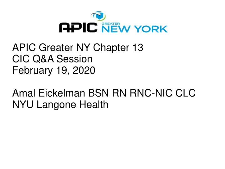 apic greater ny chapter 13 cic q a session