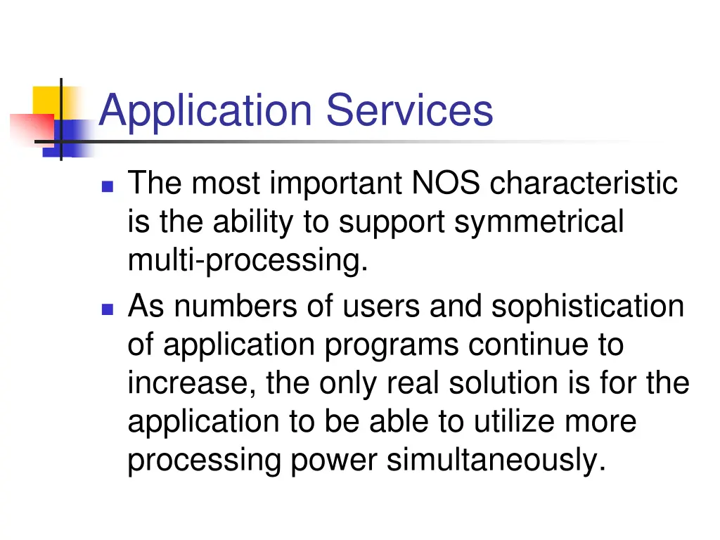 application services