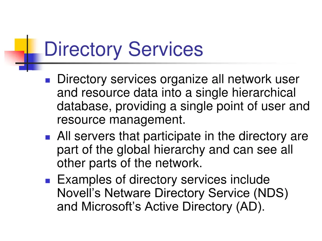 directory services 1