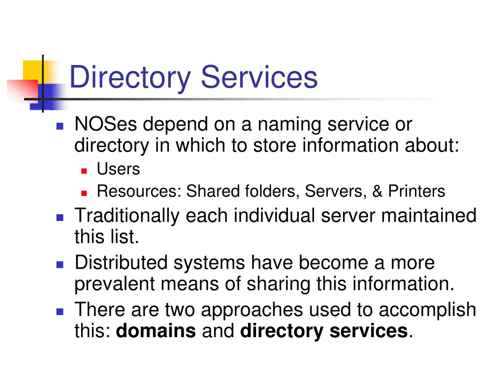 directory services