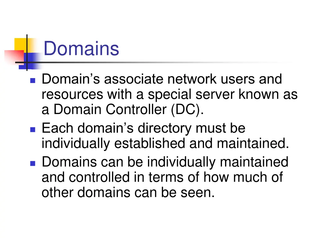 domains