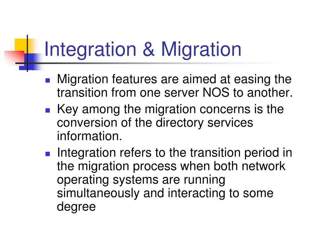 integration migration
