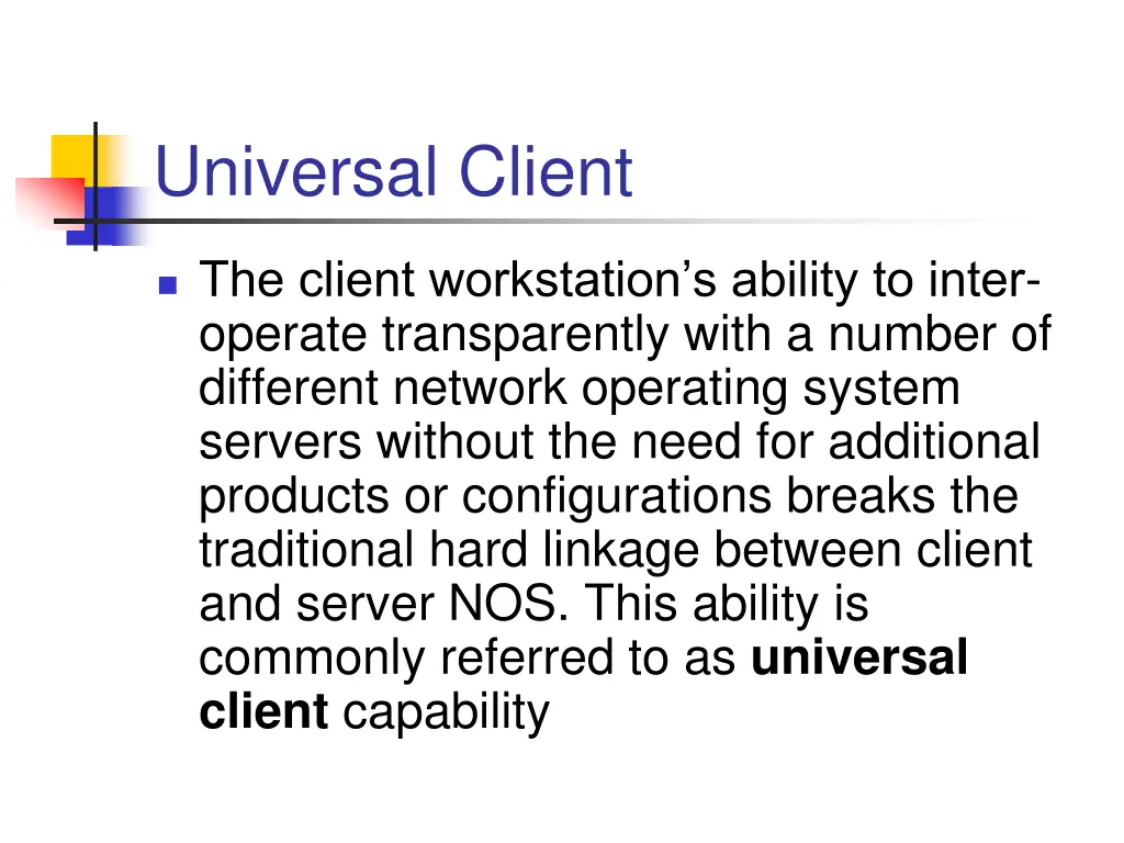 universal client