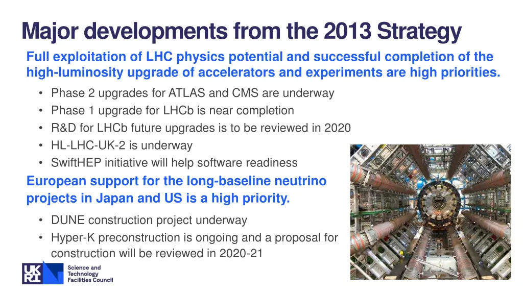 major developments from the 2013 strategy full