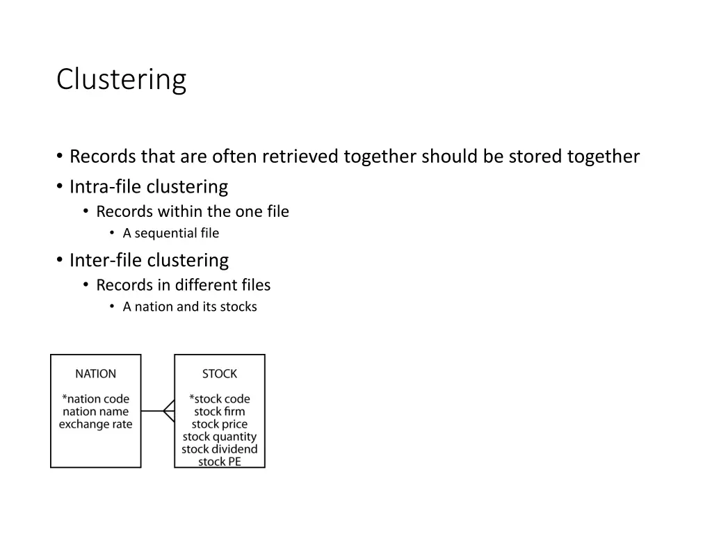 clustering