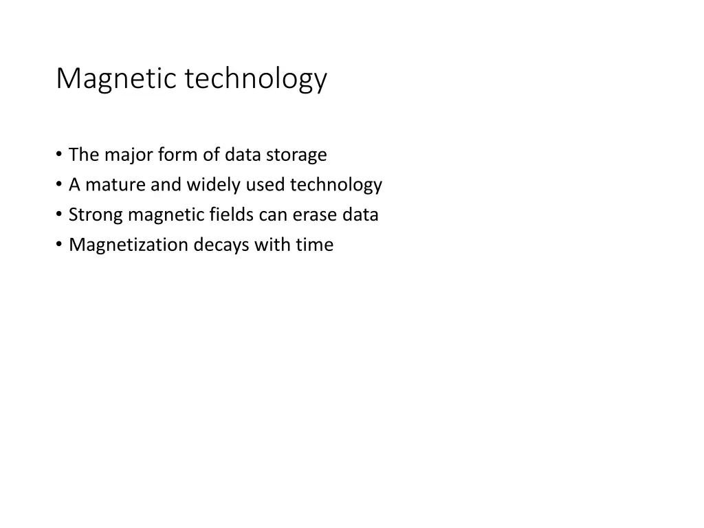 magnetic technology