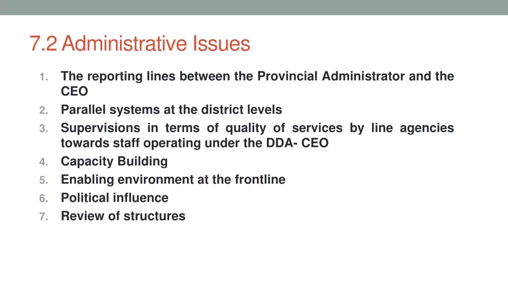 7 2 administrative issues