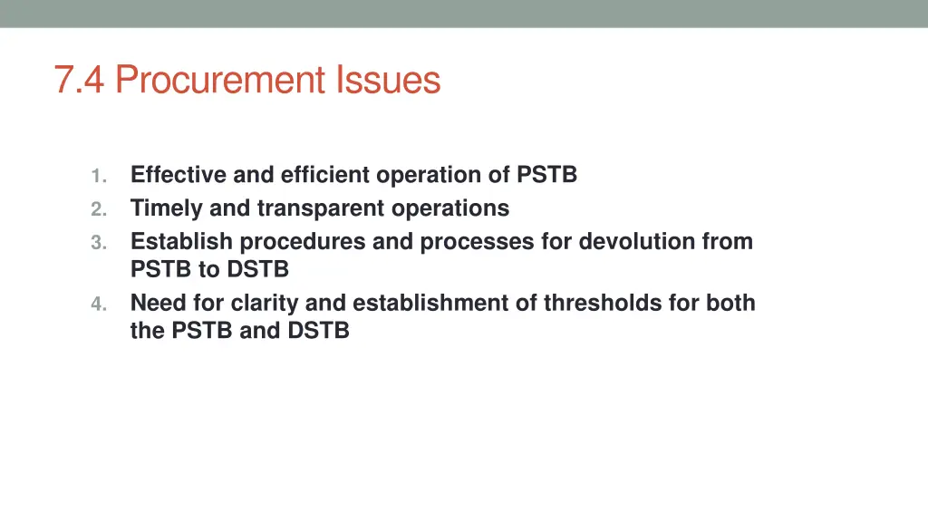 7 4 procurement issues